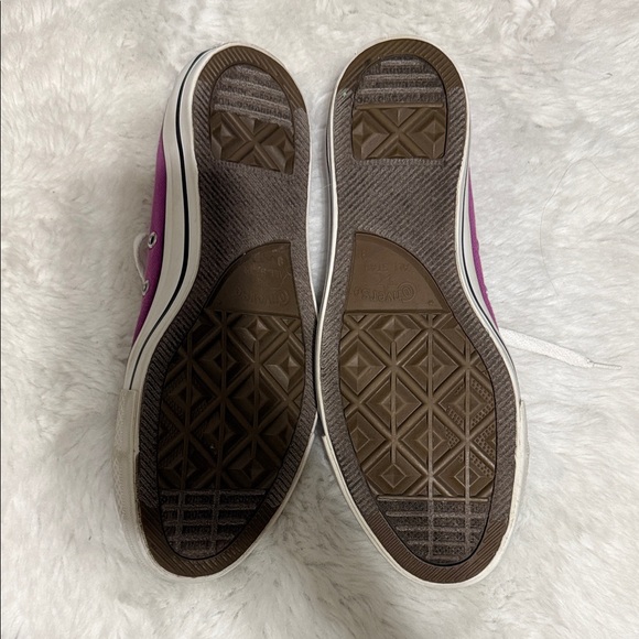 Converse Magenta Canvas Sneakers - Picture 3 of 4